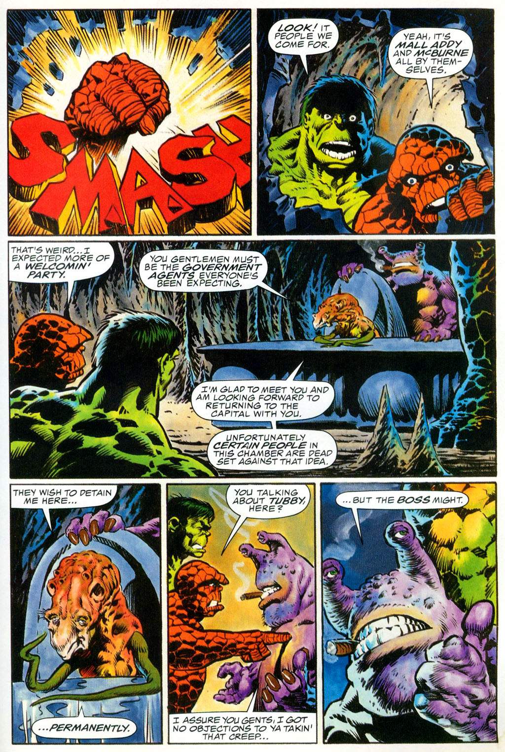 Read online Marvel Graphic Novel comic -  Issue #29 - Hulk & Thing - The Big Change - 50