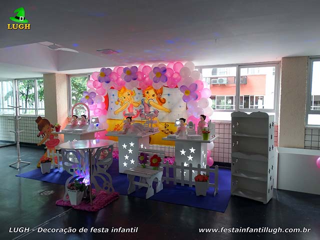 Decoração infantil Bailarinas - mesa temática para o bolo, festa de aniversário - Barra-RJ