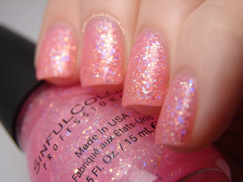 1. Sinful Colors Professional Nail Polish - Pinky Glitter - wide 5
