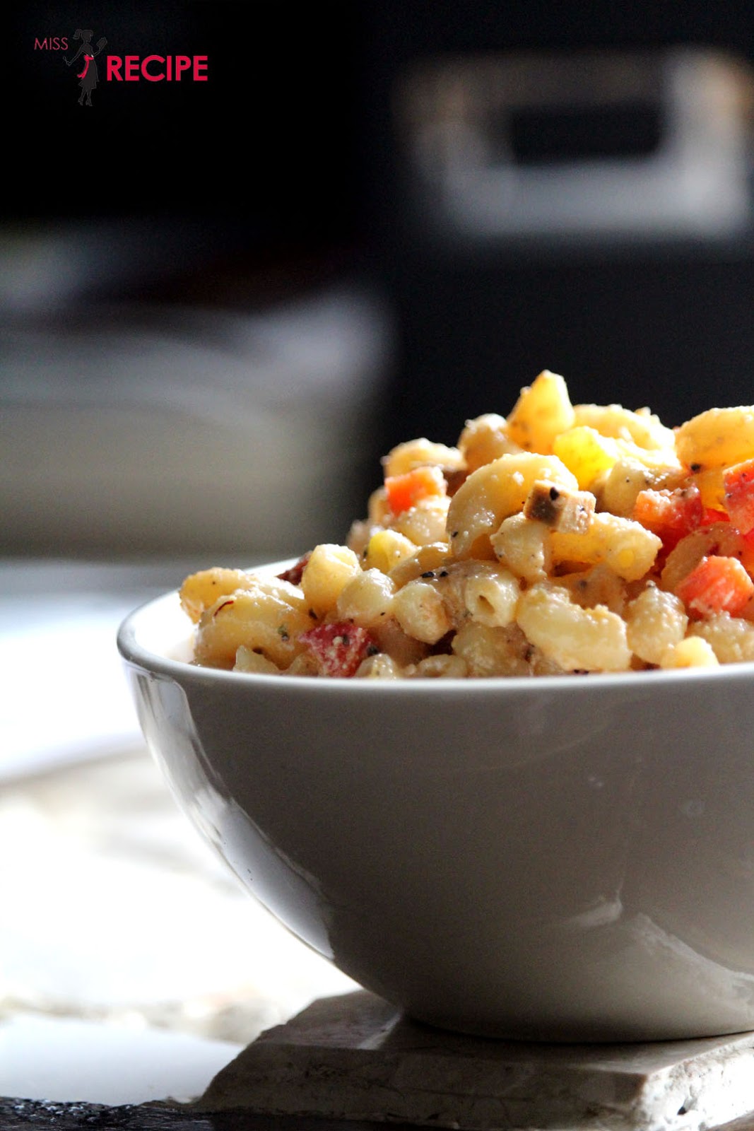 Salade De Macaroni La Pimpee Miss Recipe Com Traiteur Vegan