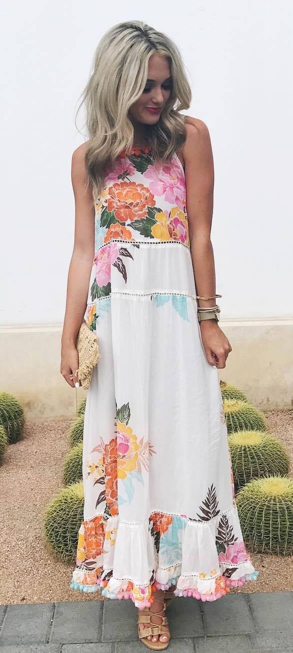 trendy floral dress