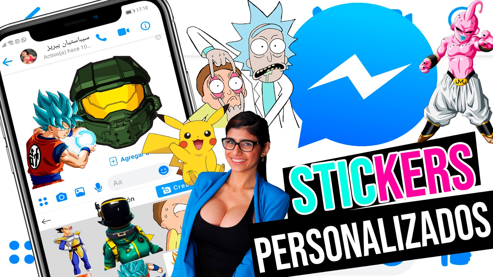 Como Crear Tus STICKERS PERSONALIZADOS En MESSENGER🥇 STICKERS