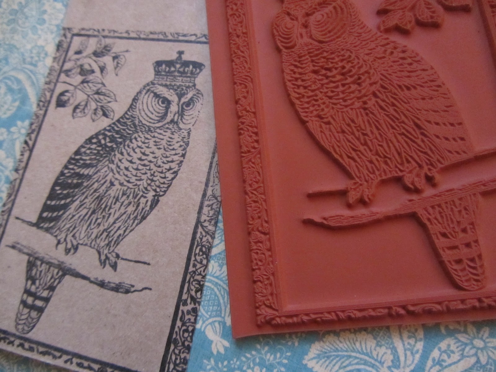 **FREE ViNTaGE DiGiTaL STaMPS** New Red Rubber Collage Art Stamps