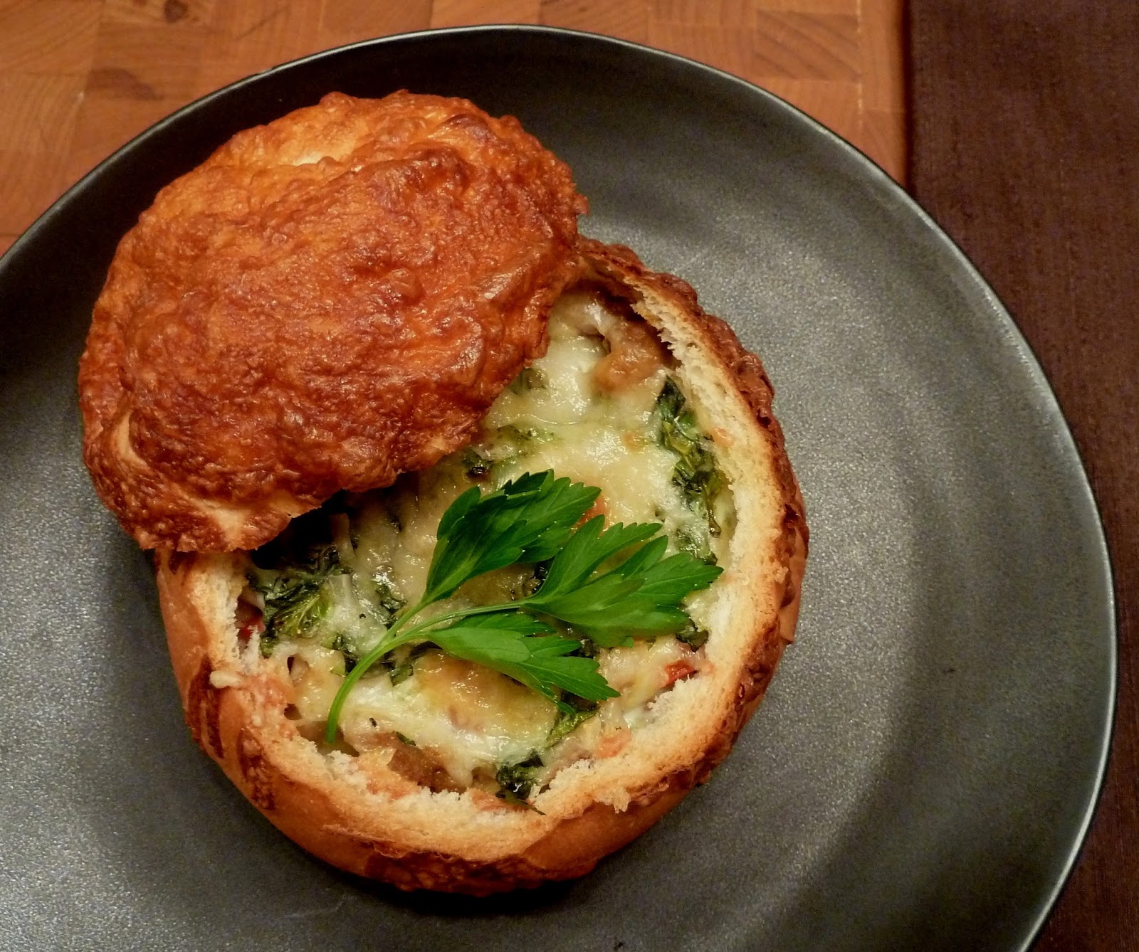 Cracked Pepper Baked Egg Bowls