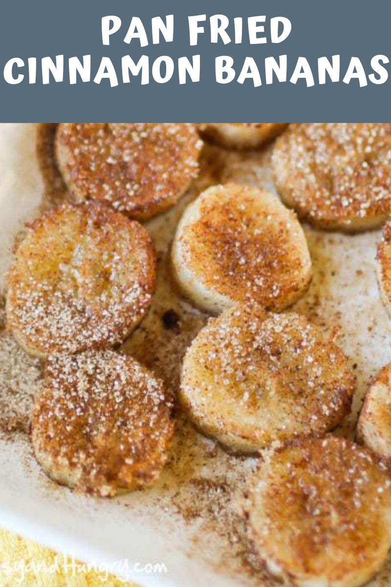 Healthy Recipes PAN FRIED CINNAMON BANANAS