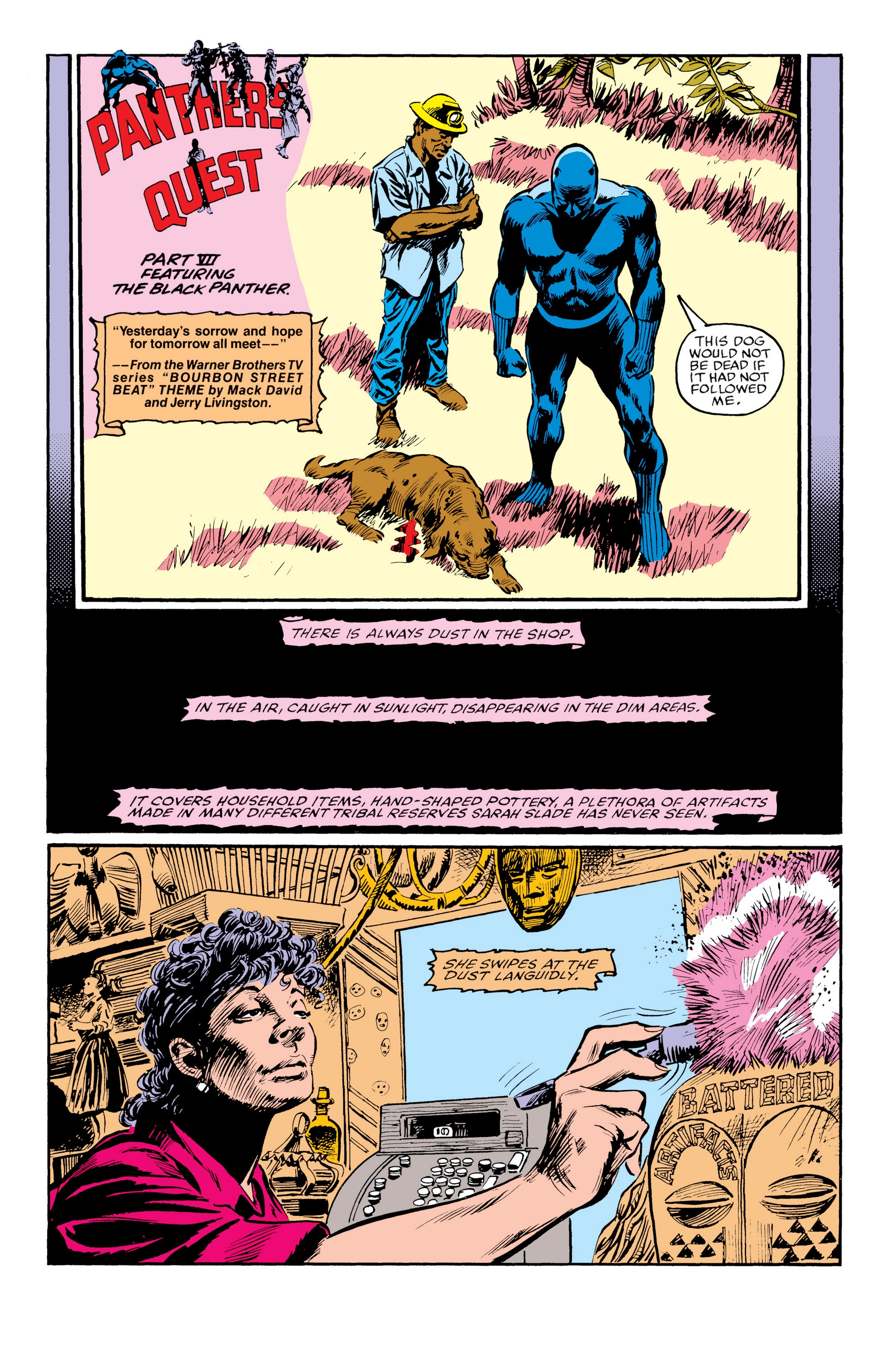 Read online Black Panther: Panther's Quest comic -  Issue # TPB - 56