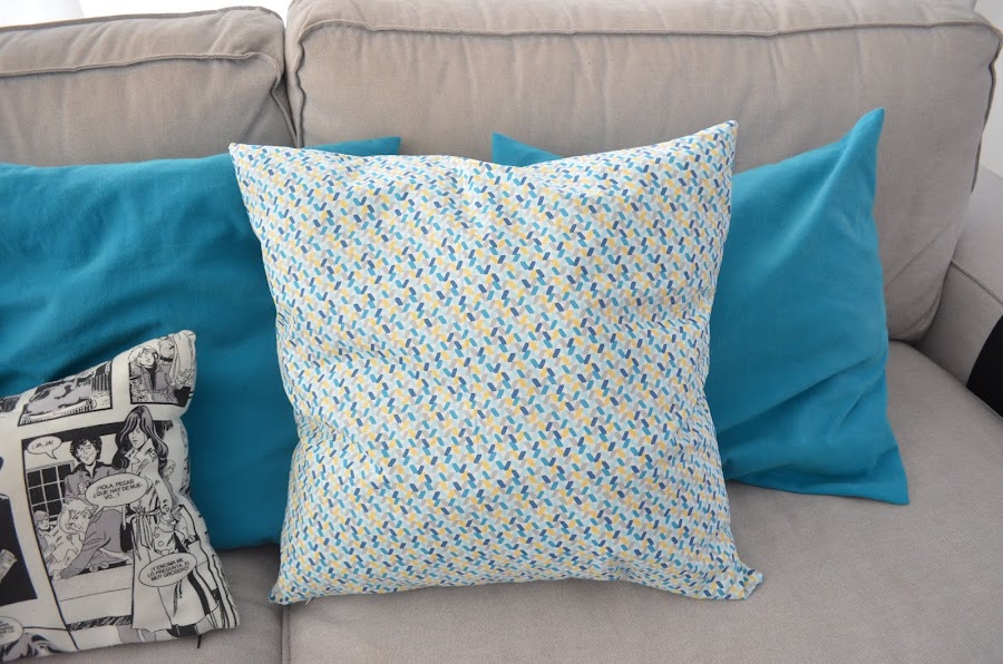 cojín cremallera oculta