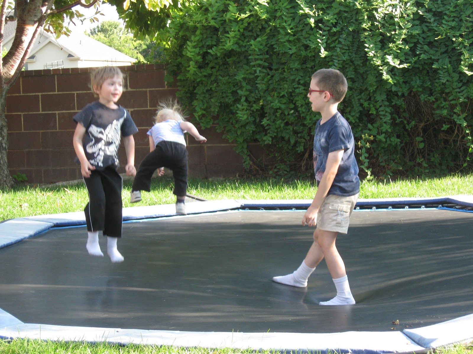 The Balloon Gal's Blog: Fun With a Trampoline