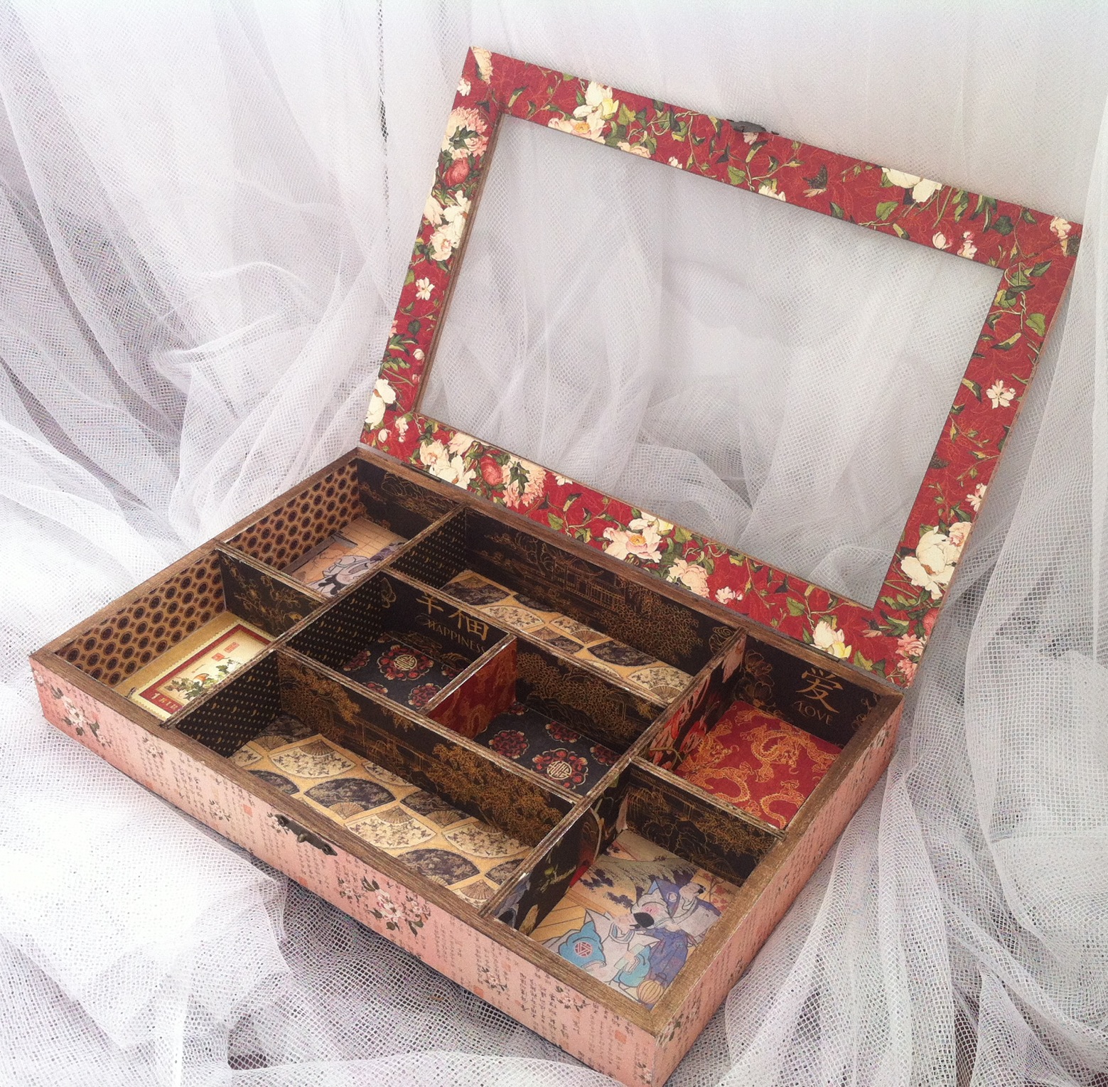 Ideas Por La Mano Caja de Madera Con Compartimentos Japonesa