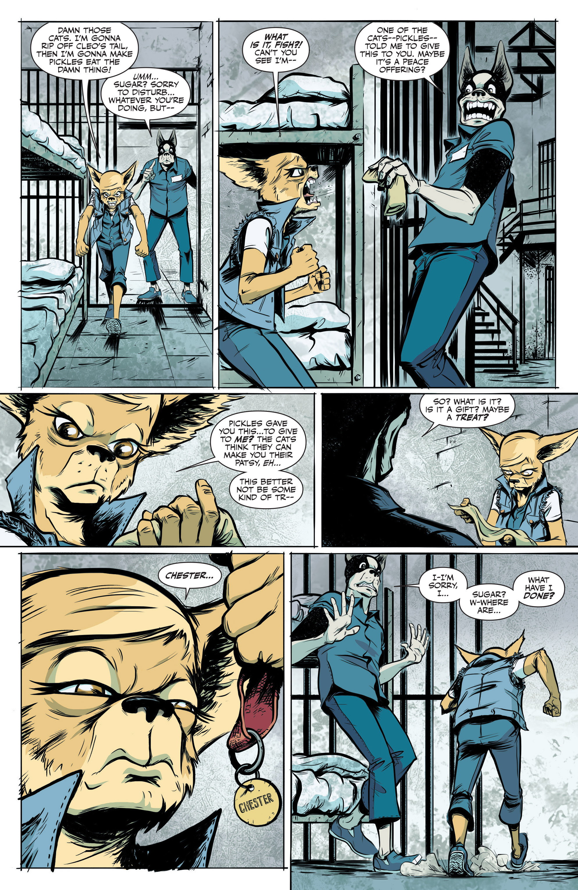 Read online Kennel Block Blues comic -  Issue #1 - 16