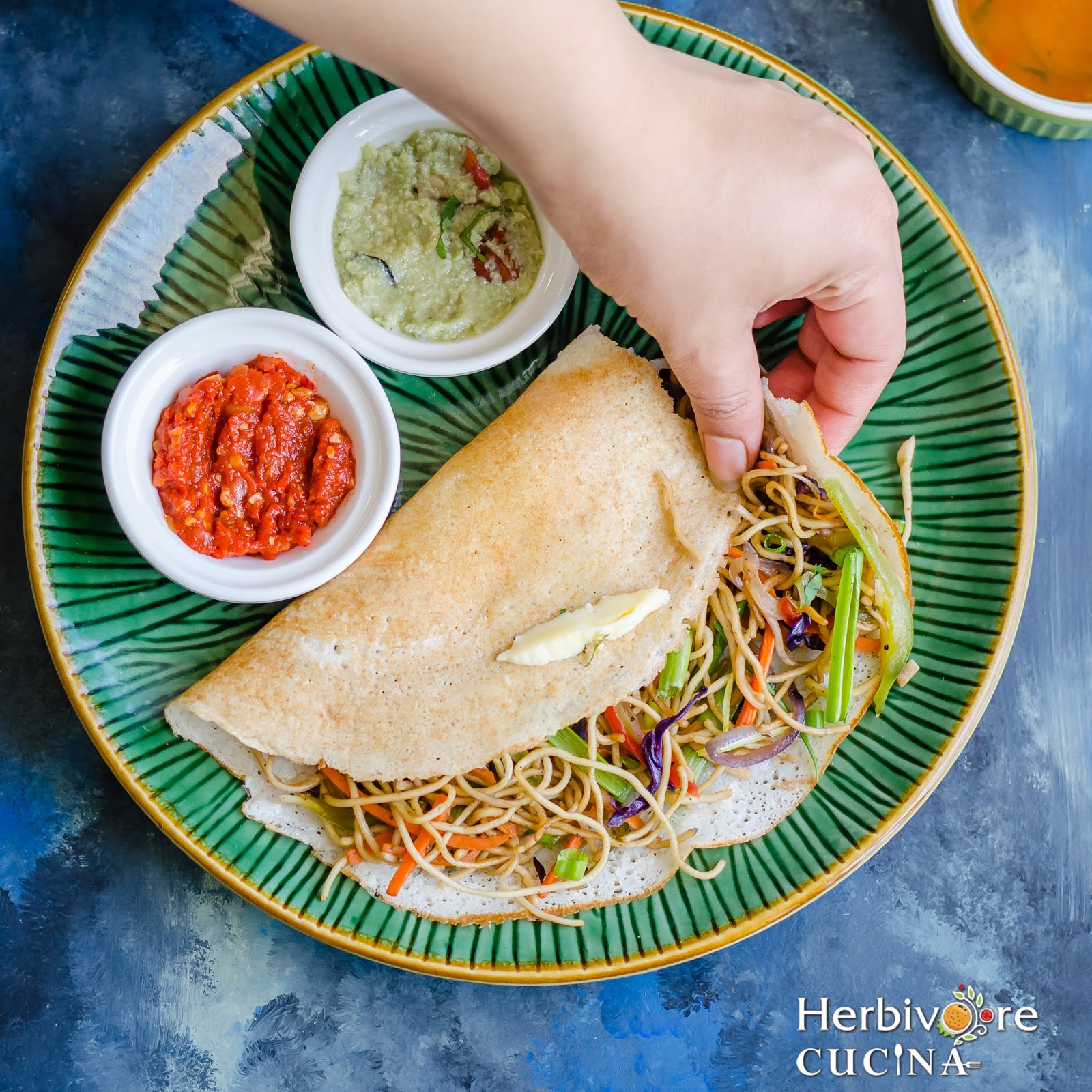 Herbivore Cucina IndoChinese Noodle Dosa