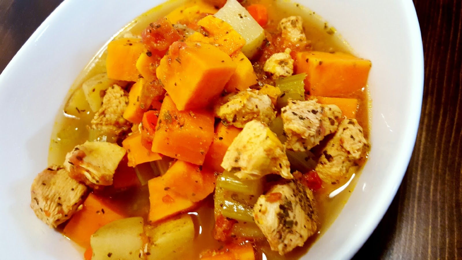 Easy Slow Cooker Chicken and Sweet Potato Soup Lou Lou Girls