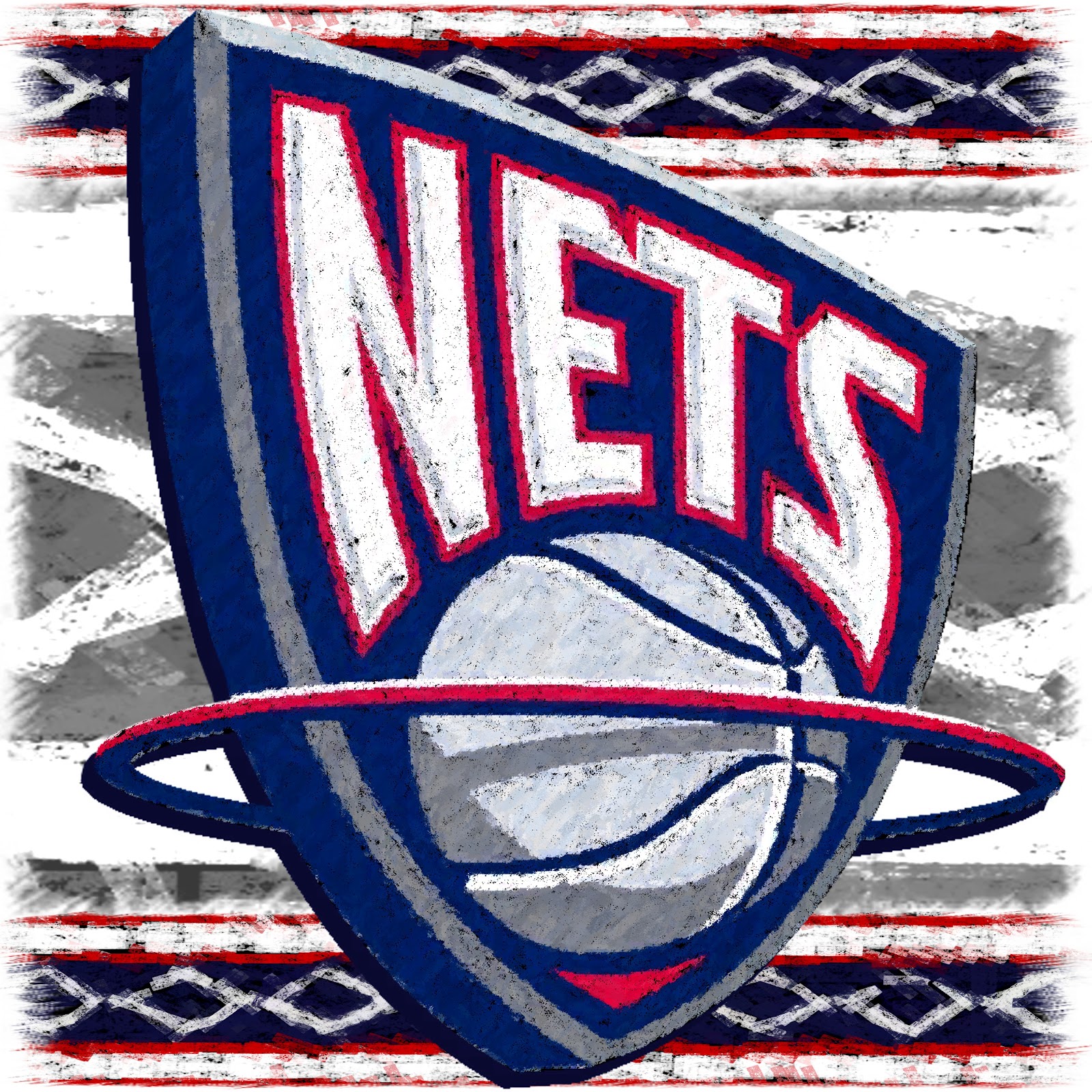 new jersey nets old logo