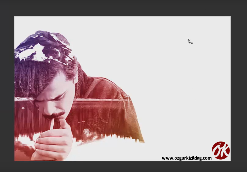 double exposure effect psd nasil