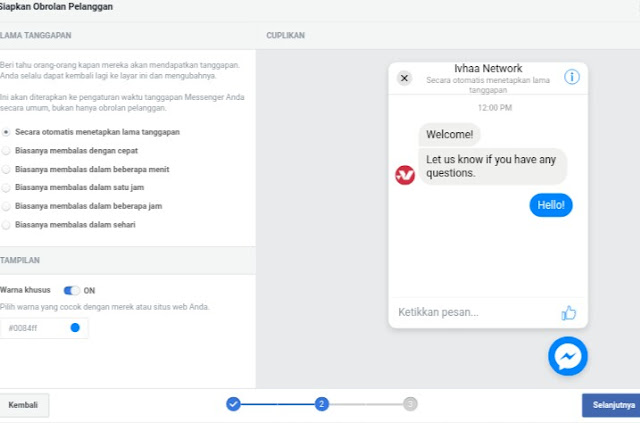 Cara Memasang Live Chat Facebook Massenger di Blogger Cara Memasang Live Chat Facebook Massenger di Blogger