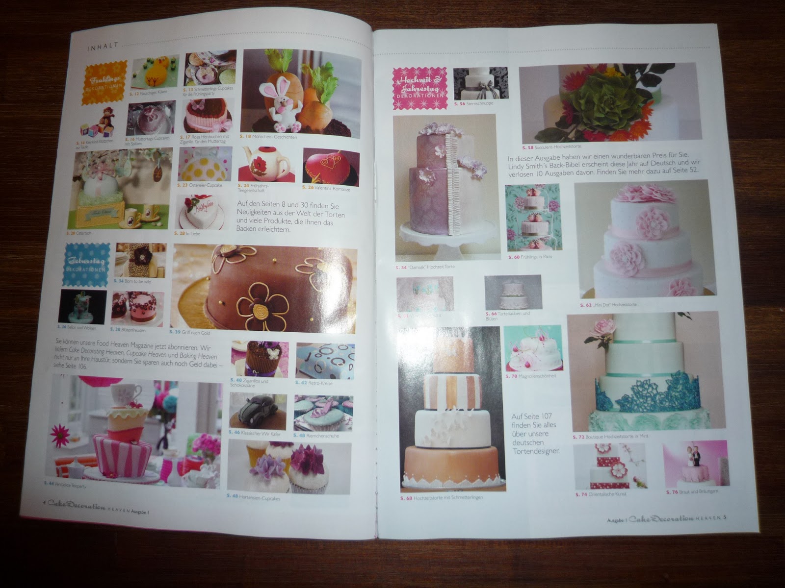 Mein Tortentraum! Vorstellung Zeitschrift "Cake Decoration Heaven"