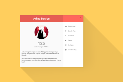 Memasang Pop Up About Us Ala