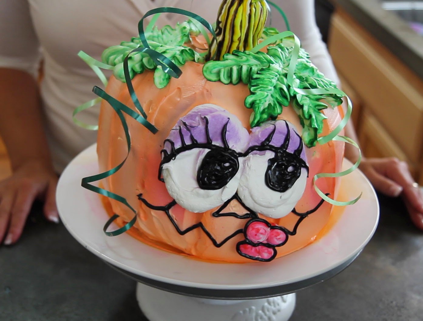 Frosted Art Halloween Cake Playlist Pumpkin Heads Zombies Dragons