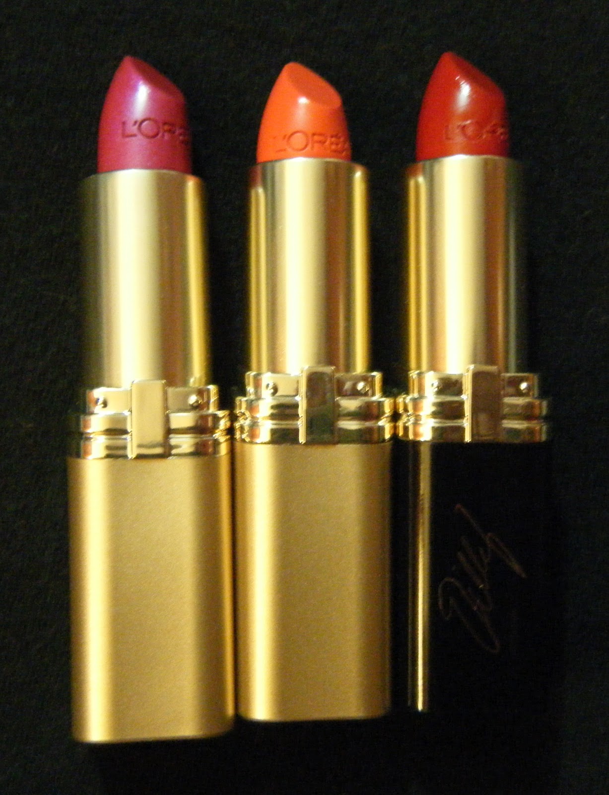 Kinkie Cosmetics L Oreal Color Riche Lipsticks.