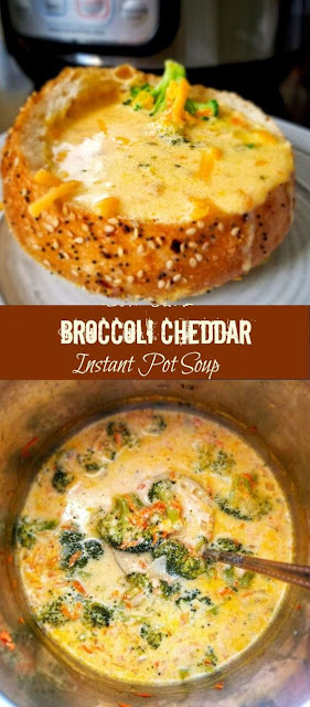 Easy Low Carb Broccoli Cheddar Instant Pot Soup