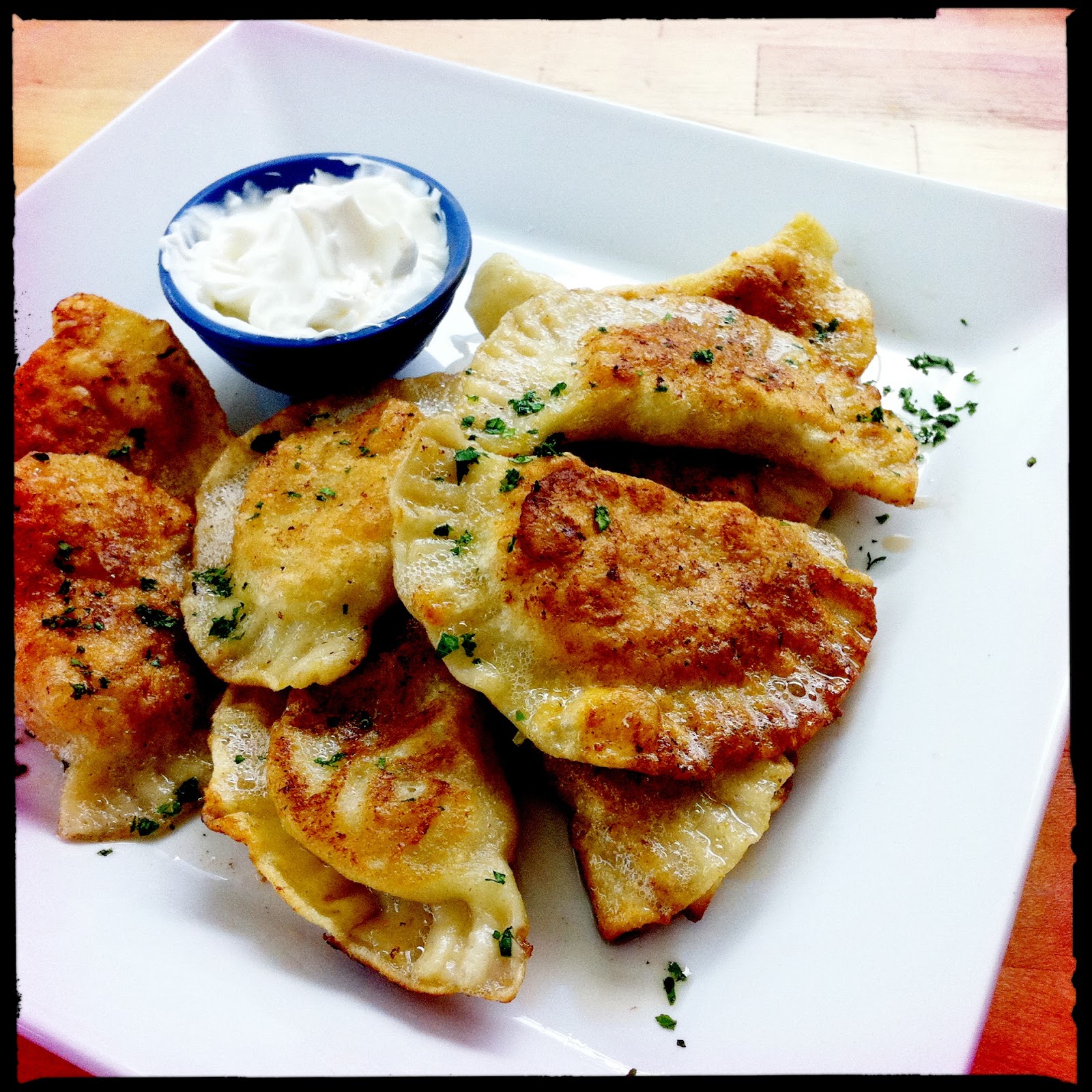 Ginger in the Kitchen Perogies 