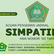 Acuan Pengisian Jadwal Simpatika Sesuai  Lampiran KMA Nomor 165 Tahun 2014