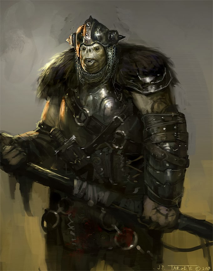 Targete's NEWS Quick little painting of a big guy.