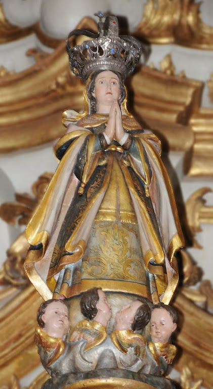 Nossa Senhora da Lapa, na igreja da Lapa, Arcos de Valdevez, norte de Portugal