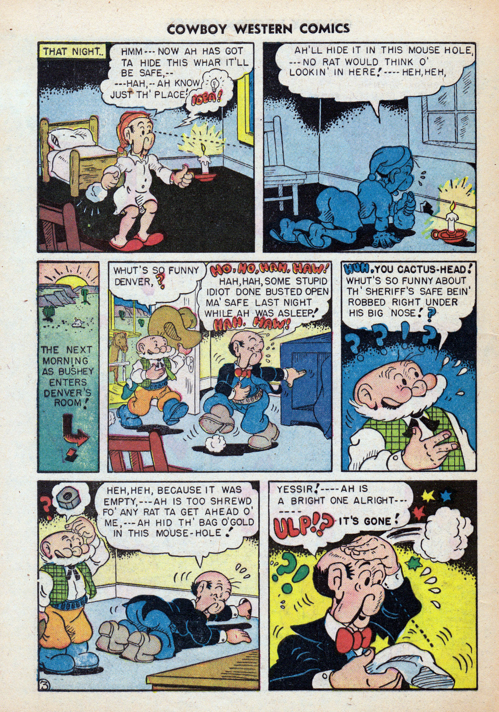 Read online Cowboy Western Comics (1948) comic -  Issue #24 - 28
