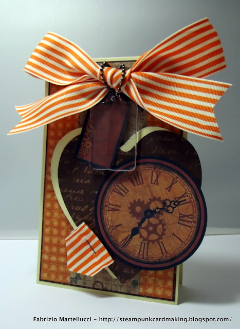 Steampunk Cardmaking: Heart and Tags Steampunk Card