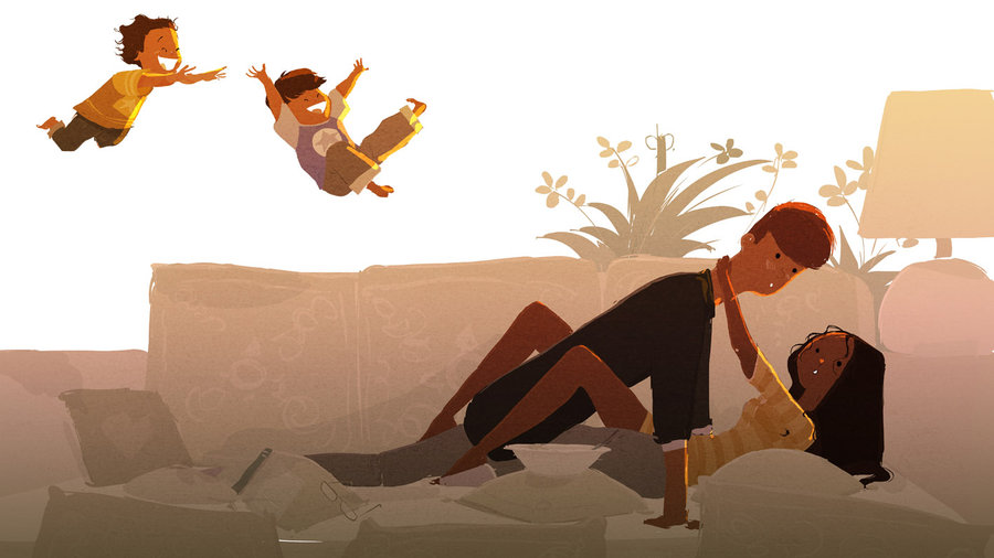 Pascal Campion Pareja y Familia