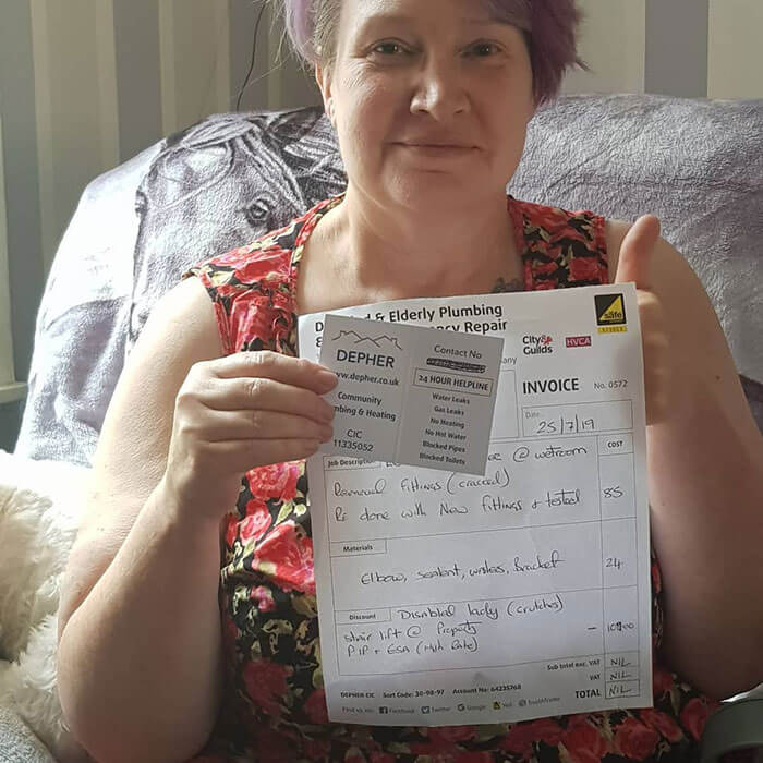 This Plumber’s Invoice For Fixing 91-Year-Old Grandmother’s Boiler Went Viral