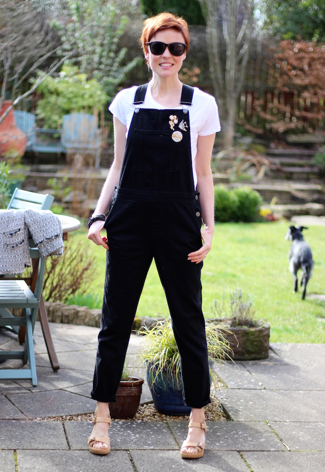 Fake Fabulous | Wearing dungarees, with tweed, over 40.