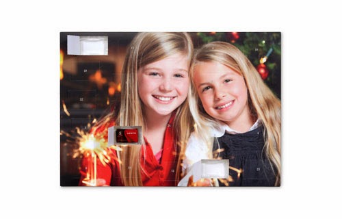 Foto-julekalender med chokolade fra Sarotti® og Confiserie Heidel®