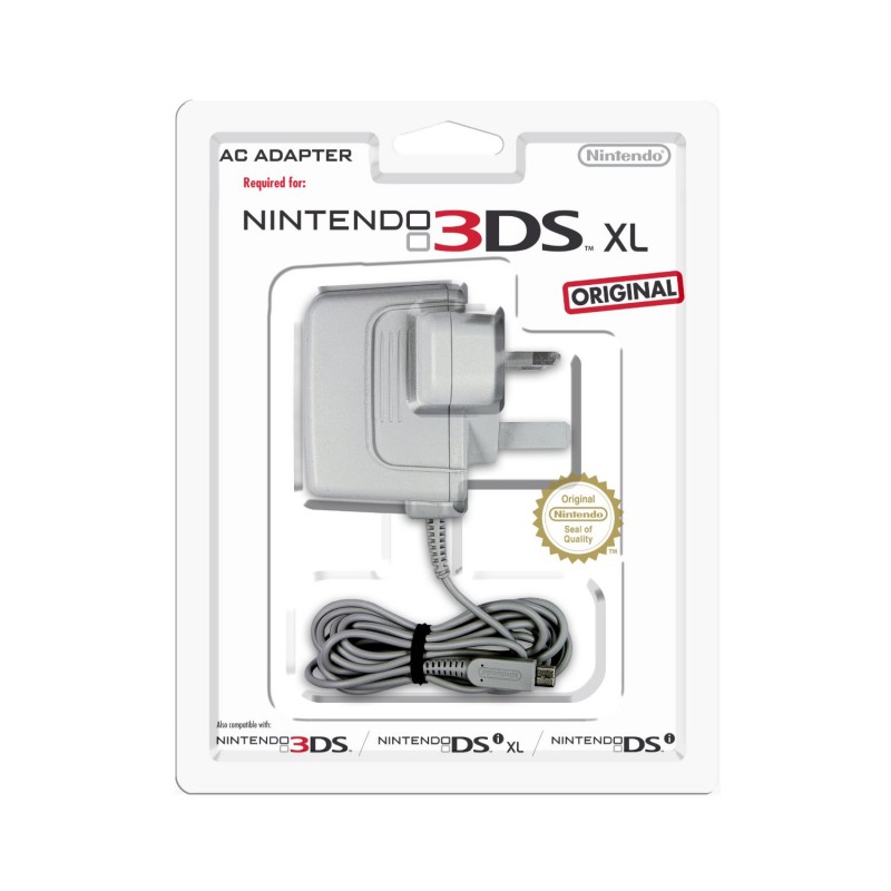Adaptador AC para o Nintendo 3DS XL será vendido separadamente Nintendo Blast
