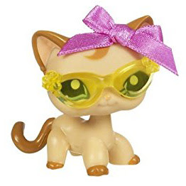 Littlest Pet Shop 3-pack Scenery Cat Shorthair (#1023) Pet