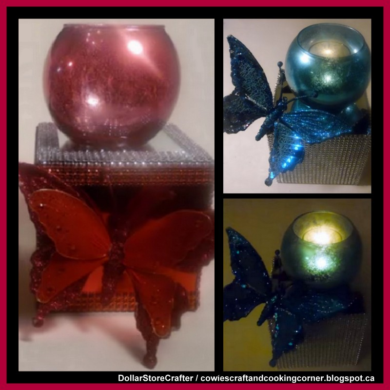 Dollar Store Crafter Bling Mirror Light Boxes (Dollar Tree Crafts)