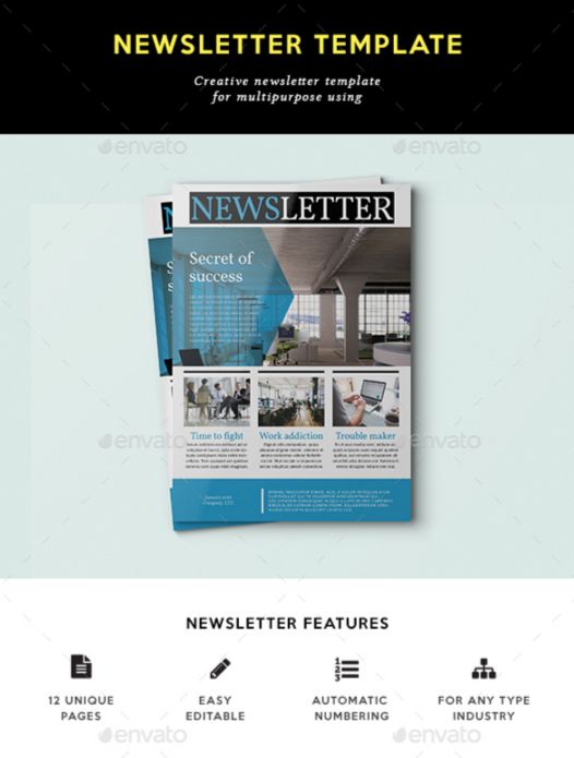creative newsletters templates