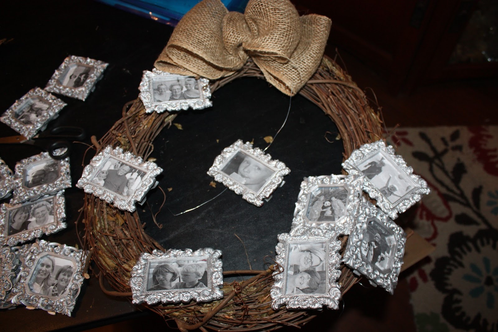 Christy Robbins Frame Memory Wreath