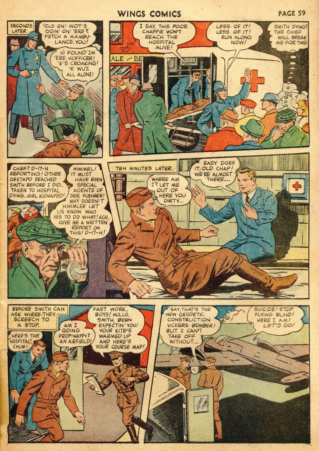 Read online Wings Comics comic -  Issue #22 - 61