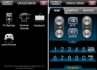 Samsung TV Remote control for iPhone, iPod Touch and iPad