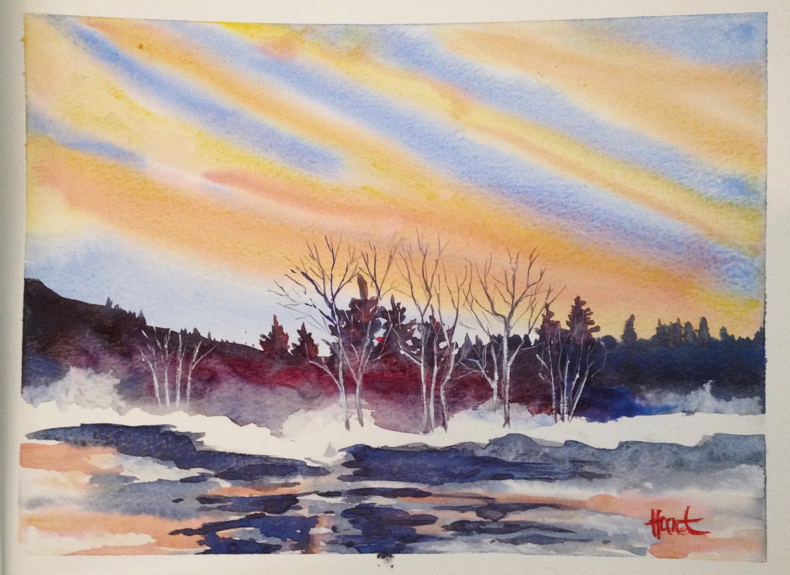 MaggieART Margaret McCarthy Hunt Is All 140 Watercolor Paper Equal??