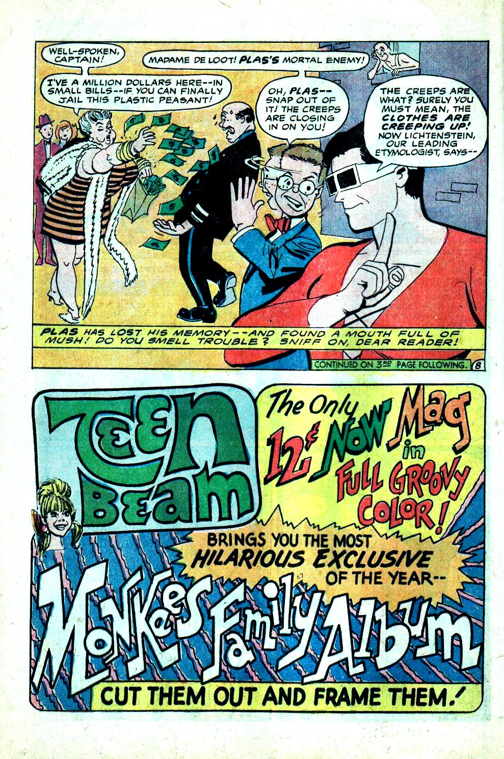 Read online Plastic Man (1966) comic -  Issue #8 - 12