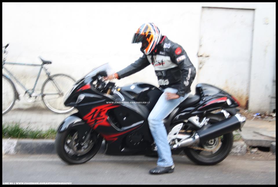 Kannada Actor Darshan S Suzuki Hayabusa Celebrity Cars