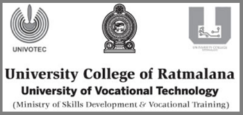 Vacancy - Visiting Lectures to the University College of Ratmalana