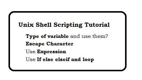 Unix Shell Scripting Tutorial - page 1 | Web Technology Experts Notes