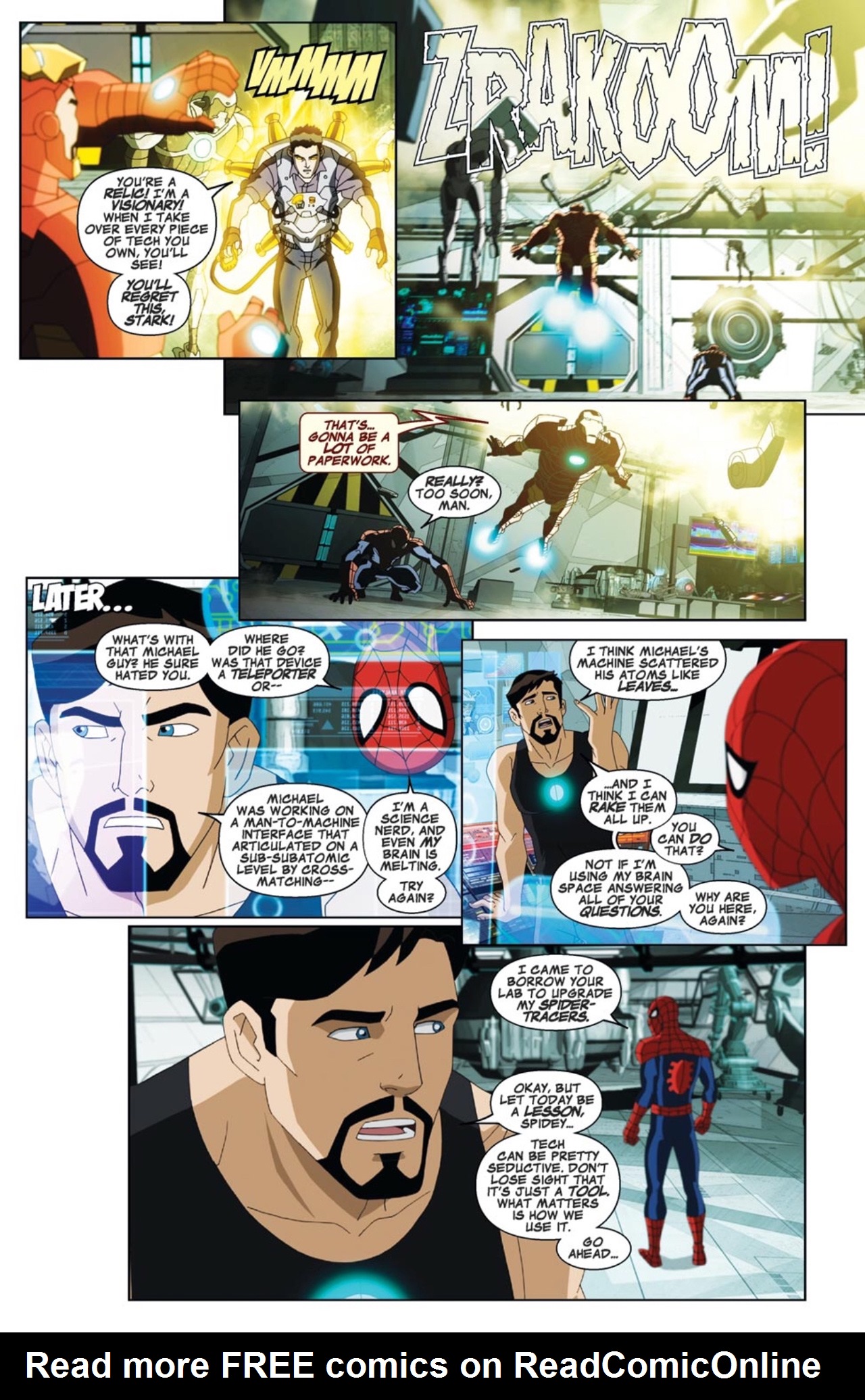 Read online Marvel Universe Ultimate Spider-Man: Web Warriors comic -  Issue #3 - 6