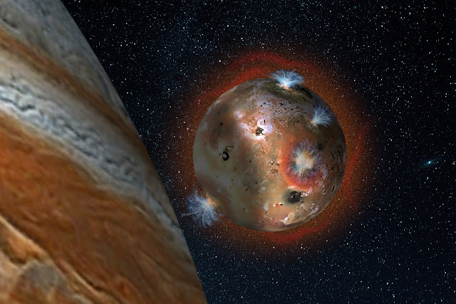 Fluctuating Atmosphere of Jupiter’s volcanic moon Io