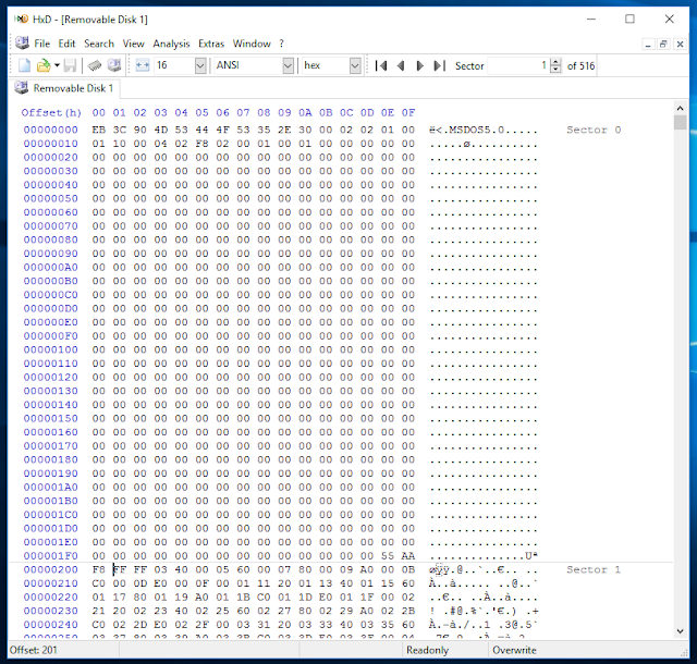 Hex data