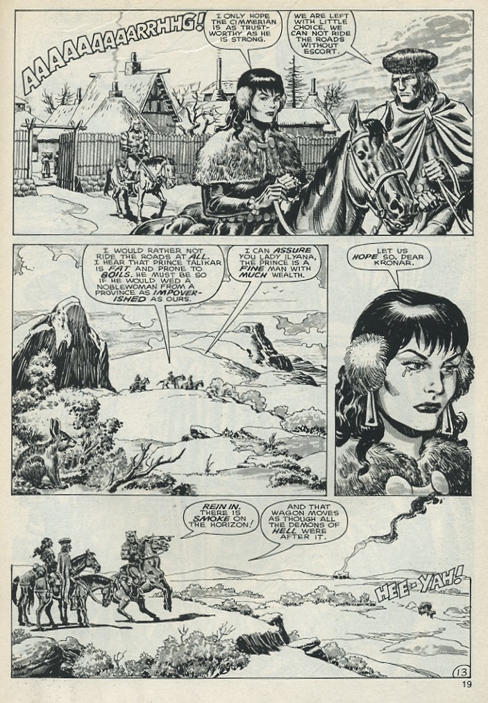 Read online The Savage Sword Of Conan comic -  Issue #134 - 19